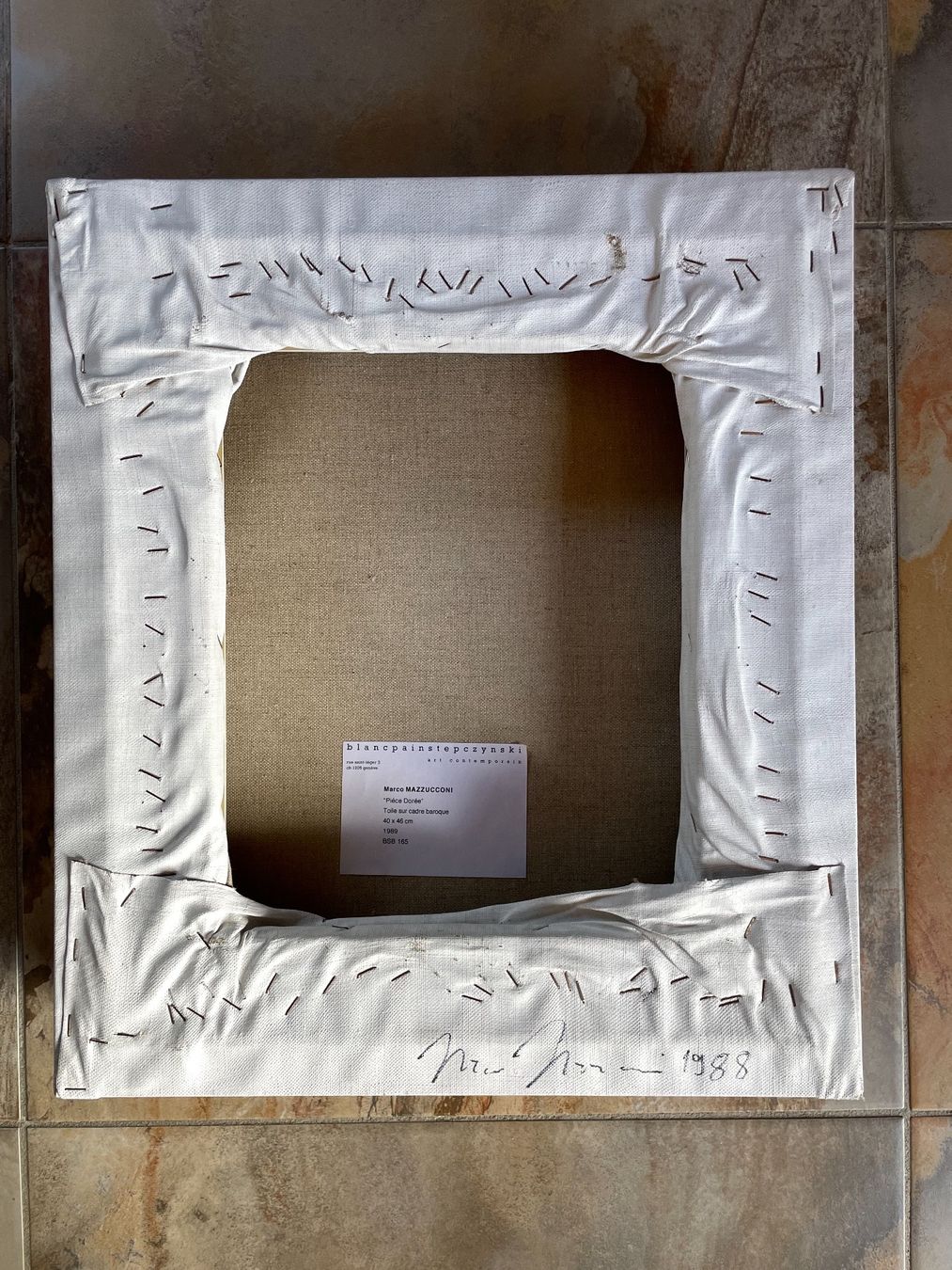 Grafica & Litografie: Marco MAZZUCCONI. Pièce dorée. Oeuvre originale art cont. – Usato da St-George venduto da Raretefacts 4