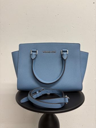 Michael Kors Tasche Selma hellblau Handtasche Crossbody