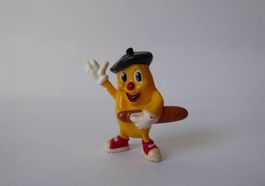 Comic Figur Franzose mit Baguette, 4,5cm