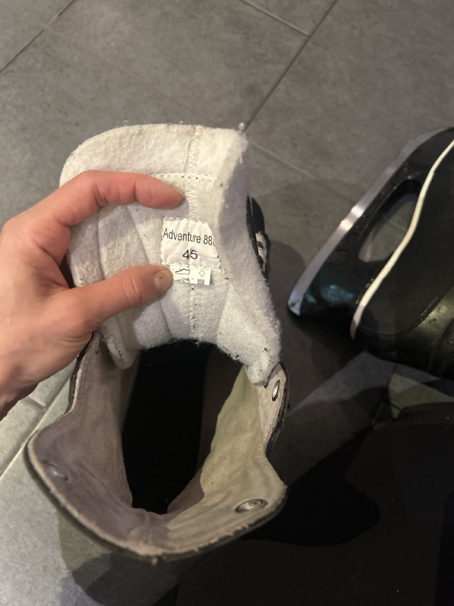 Pattini da ghiaccio: Schlittschuhe Adventure Pro, Grösse 46 – Usato da Mühledorf SO venduto da Dania77 5