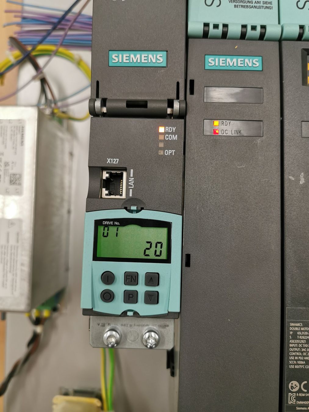 Siemens Componenti elettronici: Siemens Sinamics Power Module, Control Unit & DC Link! (48) – Usato da Niederlenz venduto da Chevy_V8 2