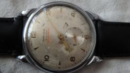 AMIDA HEREN SECONDEN CHRONO UHR,H.ZEUG.15J.NO WORK-35X39MM