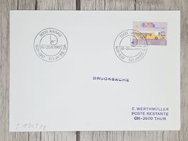 CL09 Enveloppe + Timbre Suisse 1987
