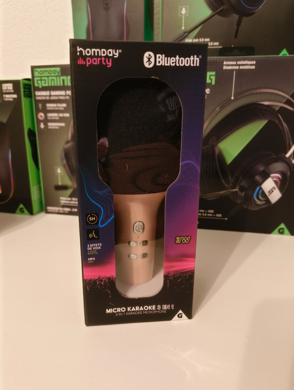 Microfoni: Karaoke Mikrofon/ Micro Karaoké Neu/neuf – Nuovo e nell'imballaggio originale da noes venduto da kri_g7m6