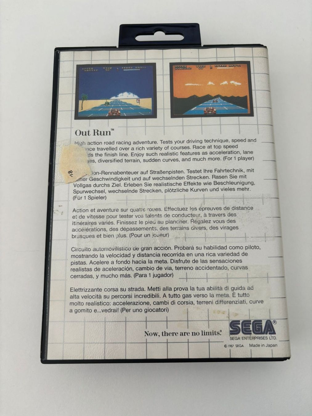 Sega Spiele: Out Run - The Two-Mega Cartridge (SEGA Master System) – Gebraucht aus Herisau von Seyashop1 2
