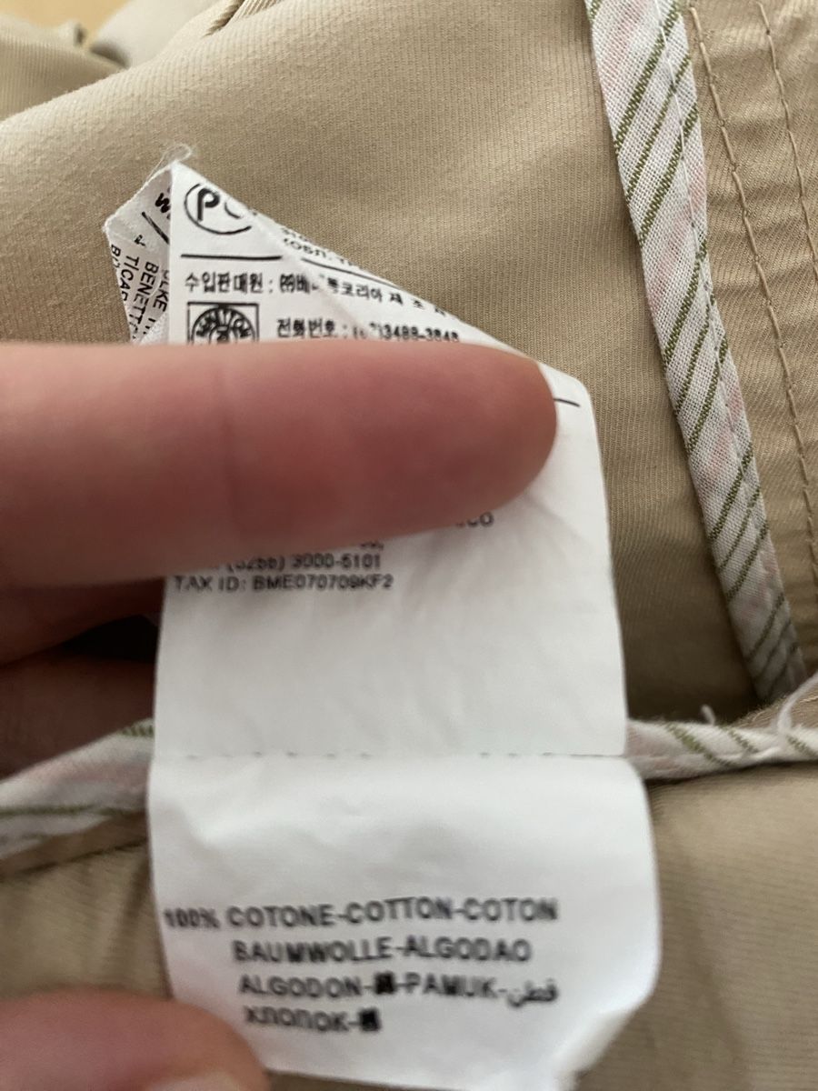 Benetton Cappotti: Trenchcoat Benetton Grösse M 100% Baumwolle – Usato da Gümligen venduto da zeusone1 6
