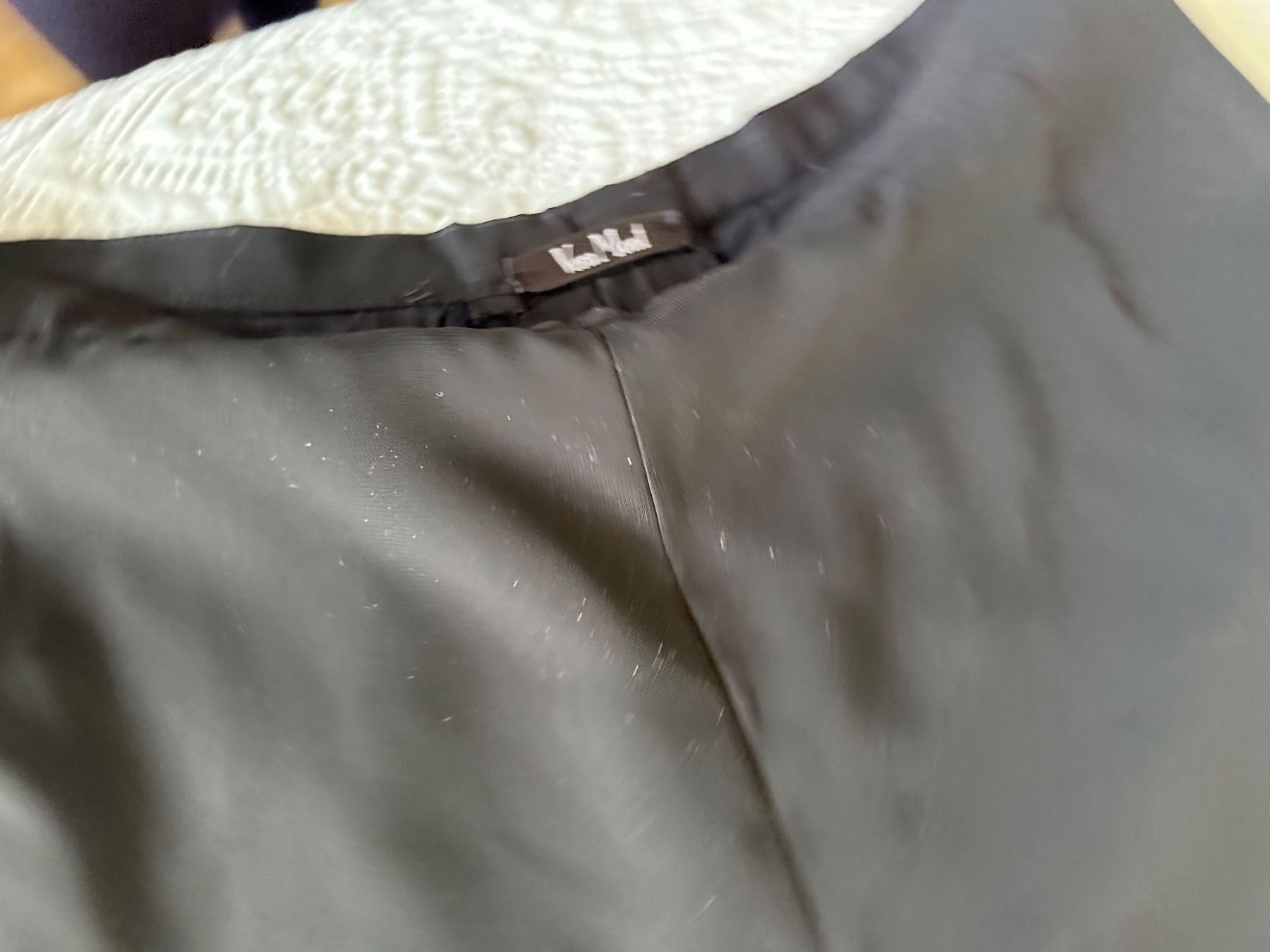 Pantaloni: NEU Satinhose schwarz - elegant - Gr. 40 – Usato da Luzern venduto da Chris-333 2