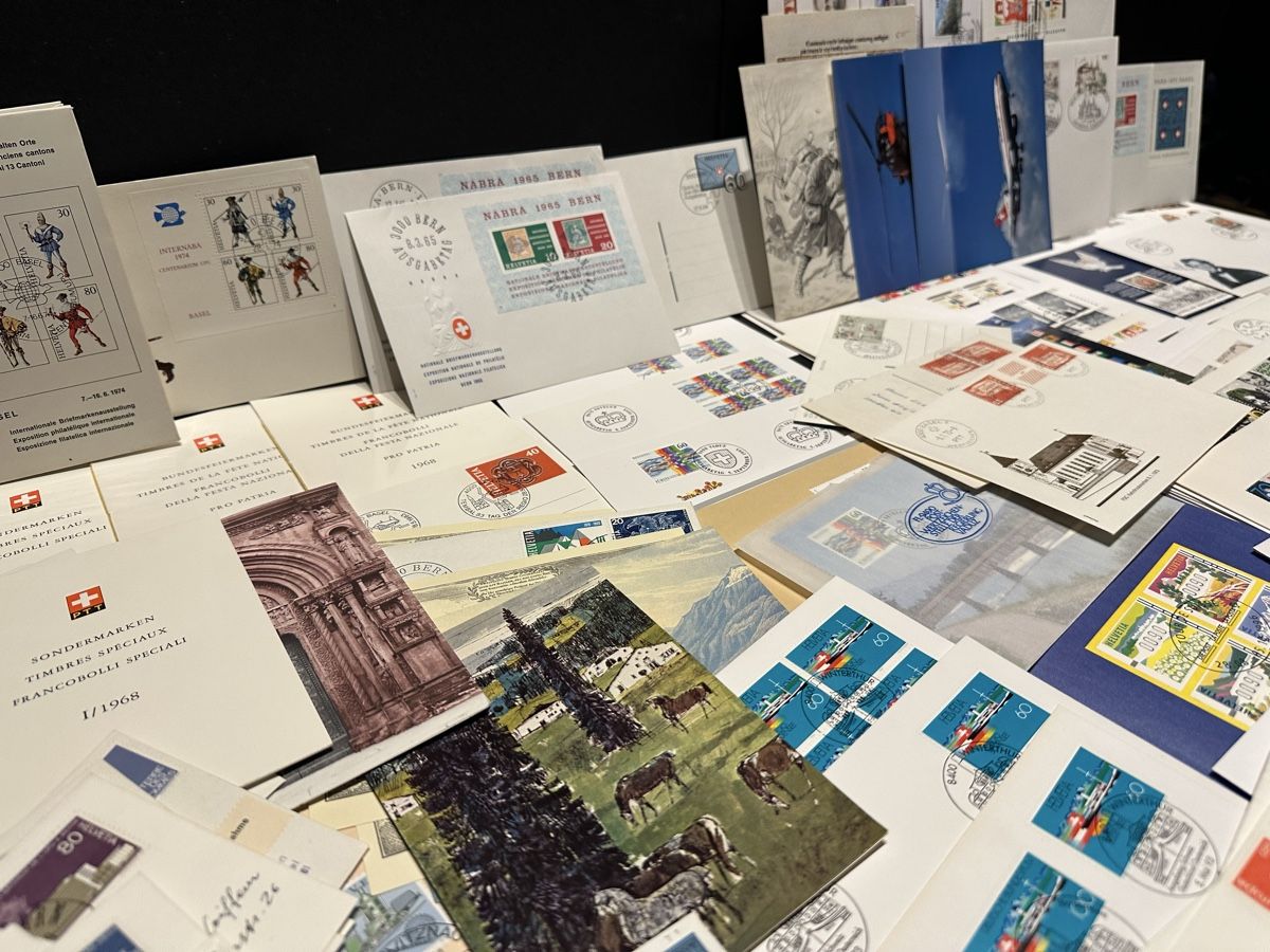 Alle Briefmarken: Sammlung Sonderbriefe, FDC, Karten Schweiz – Gebraucht aus Stettfurt von 2442 7
