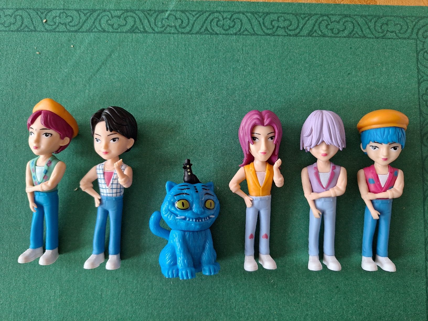 K-P0P Dem0nios Figuren – 5 Stuks, Cartoon Cupake Toppers & Feestdecoratie Voor Fans
