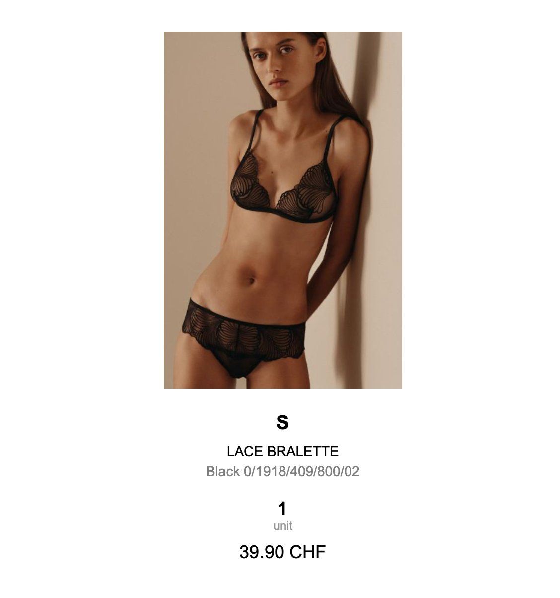 Altra biancheria intima: ZARA Bralette / Triangel-BH – Nuovo (secondo la descrizione) da St-George venduto da alaixee