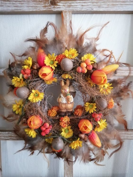 🐣🥕Oster Hasen Tür- Wand Kranz 40cm | Kaufen auf Ricardo