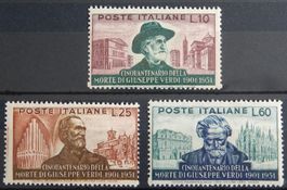 Italien Kat. 850-852 ** 1951 Kat. 55 Euro