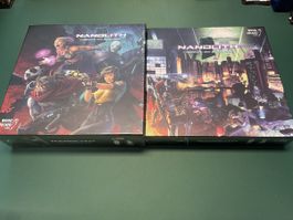 Nanolith Cyberpunk Board Game + Deluxe Addon - NEW!!!
