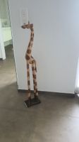 Giraffen Figur aus Holz handgeschnitzt guter Zustand ca 1m 