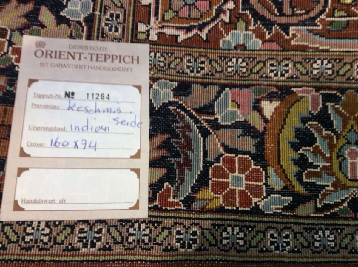 Tappeti: Schöner Kashmir Seiden-Orientteppich! N7 – Usato da Zürich venduto da Hemmat 6