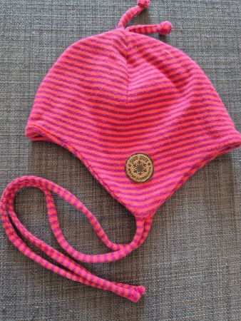Pure pure Chäppli pink/lila gestreift, Gr. 41