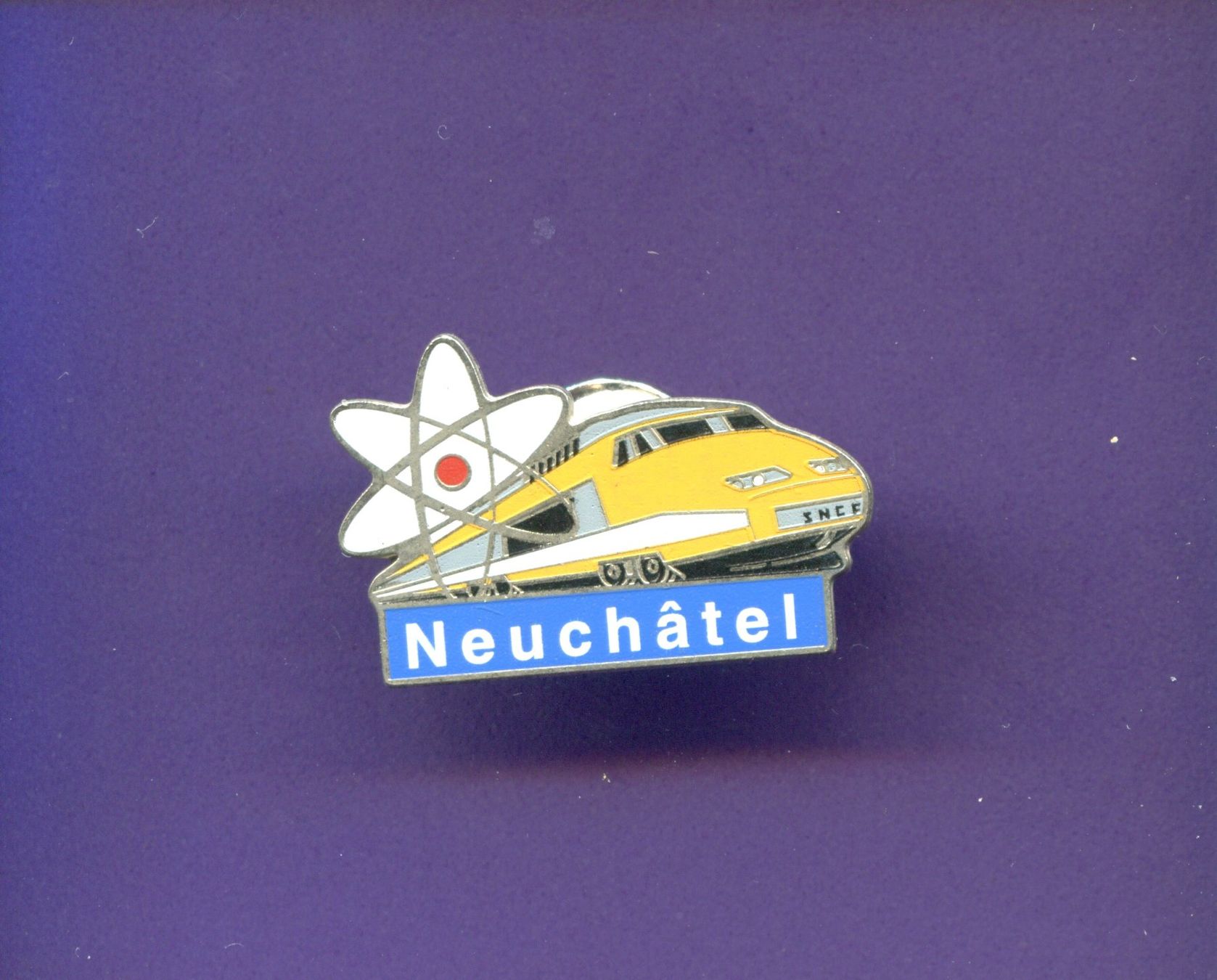 Placchette & Badge: Schmid-Müller  SNCF  TGV  Neuchâtel  Lim.1000 – Usato da Winterthur venduto da Sammleroase