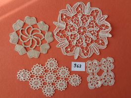 Makramee - Handarbeit – 4 Untersetzer