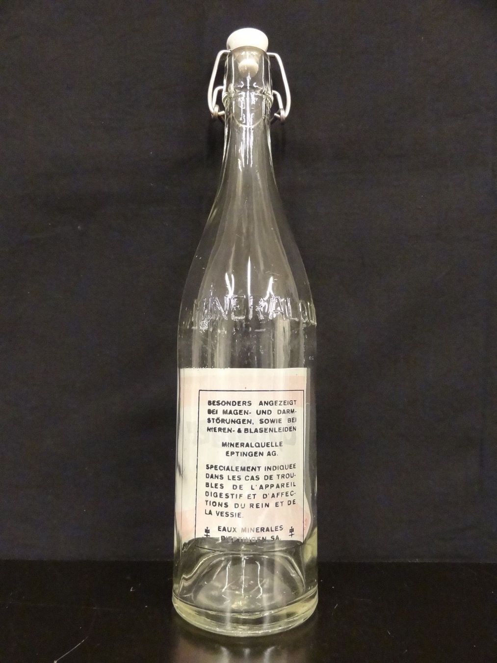 Bottiglie: alte Flasche EPTINGER MINERALWASSER – Usato da Kerzers venduto da Flaschenposten 6