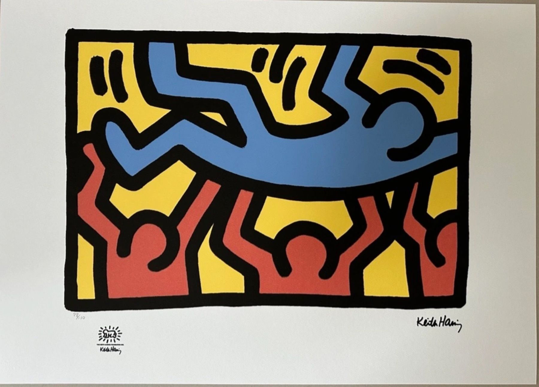 Grafiken & Lithographien: Keith Haring Print, Untitled, PopArt, 28/150 – Neu (gemäss Beschreibung) aus Chur von Pufl