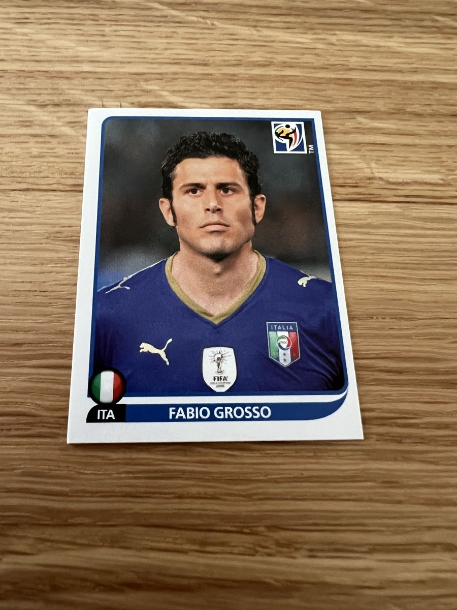 Panini Carte collezionabili: Fabio Grosso (Panini Sticker) – Nuovo (secondo la descrizione) da Olten venduto da fab_75ry