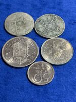 5 Medaillen diverse, Material unbekannt