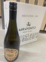 Alkohol. Sommergetränk 6 Flaschen Miravento Moscato Peach