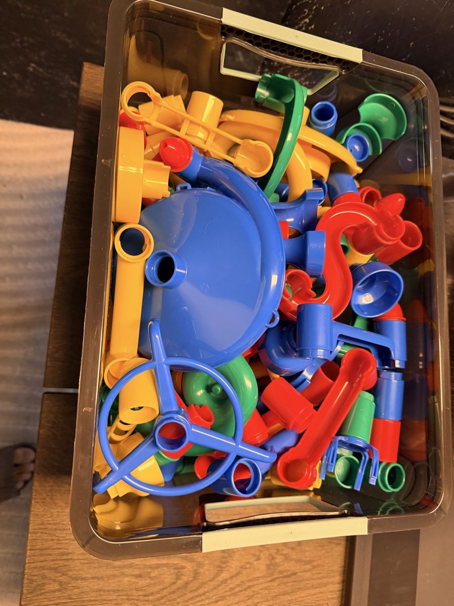 Giocattoli: Spielzeug-Set Kugelbahn im Korb gebraucht – Usato da Bülach venduto da Prooflite 1