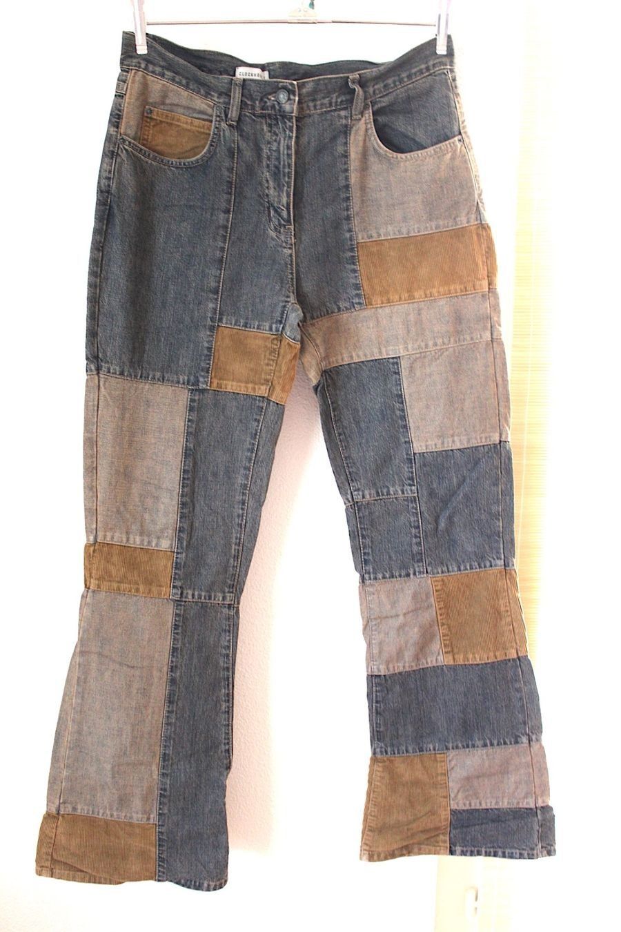 Jeans: Patchwork Damen Jeans, Gr. 42 – Usato da Locarno venduto da madame-tus-sauds