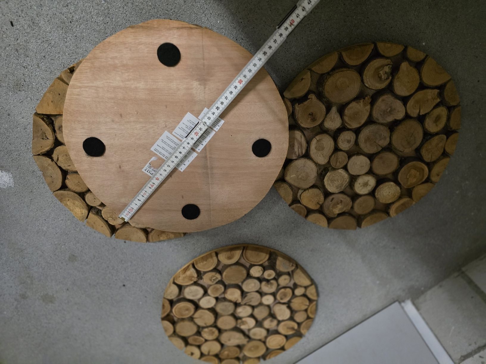 Tutte le decorazioni: 4x Deko Holz Baumscheiben 34cm – Usato da Laufenburg venduto da megane1959 5