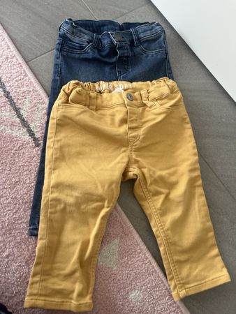 2 Pantaloni bimbo H&M taglia 80, come nuovi! 