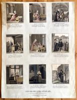 🌟 2 x Martin Usteri, Zürich, Zyklus "Mutter-Treu" (1804) 🌟