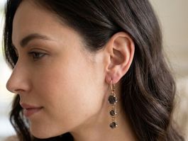 Boucles d’oreilles Pomellato Capri en Or Rose / Onyx