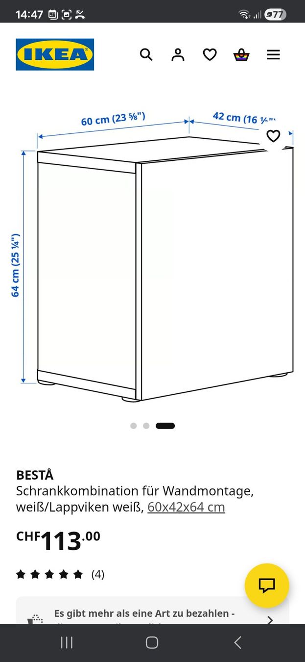 Ikea Cassettiere: IKEA Korpus Bestå/Lappviken – Usato da Schwerzenbach venduto da sen_st9m 6