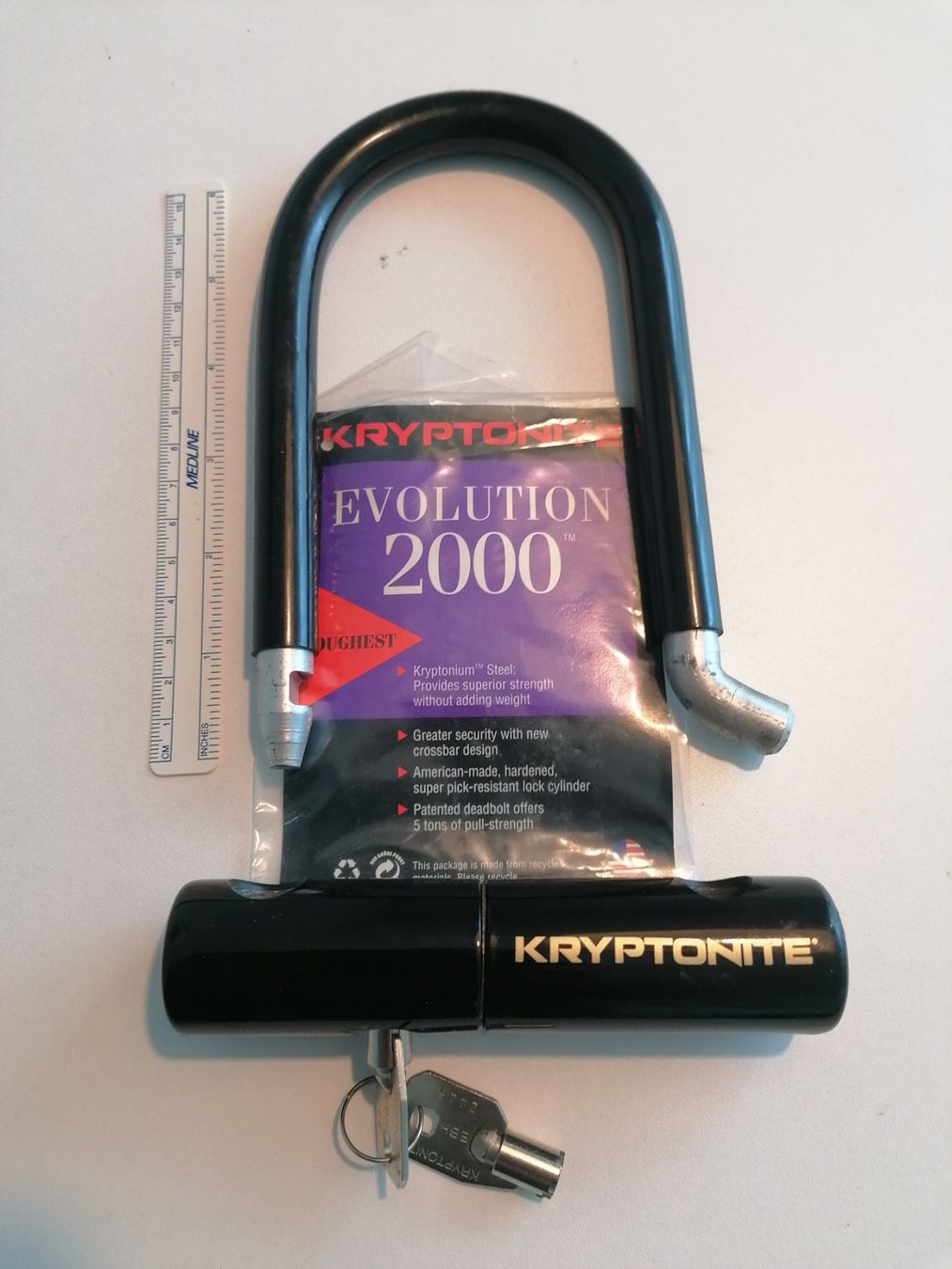 Cadenas: Kryptonite Evolution 2000 Veloschloss – Neuf (Voir description) à Unterentfelden par xilo01 2