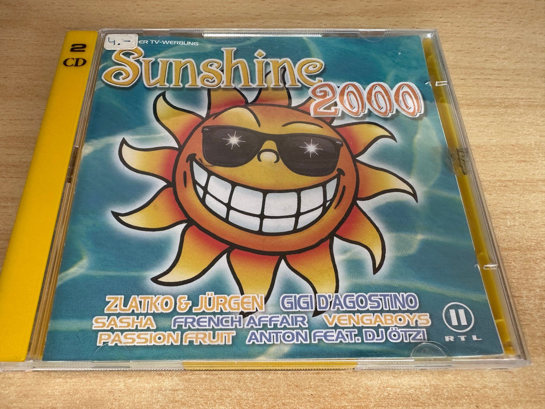 CD: N8 Various – Sunshine 2000 - 2 CD – Usato da Rikon im Tösstal venduto da Alpenmutz