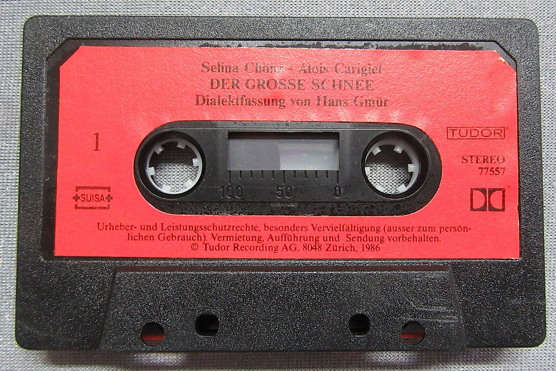 Musicassette: Kassette - Der grosse Schnee - Engadiner Kindergeschichten – Usato da Auenstein venduto da Padabimbim 2