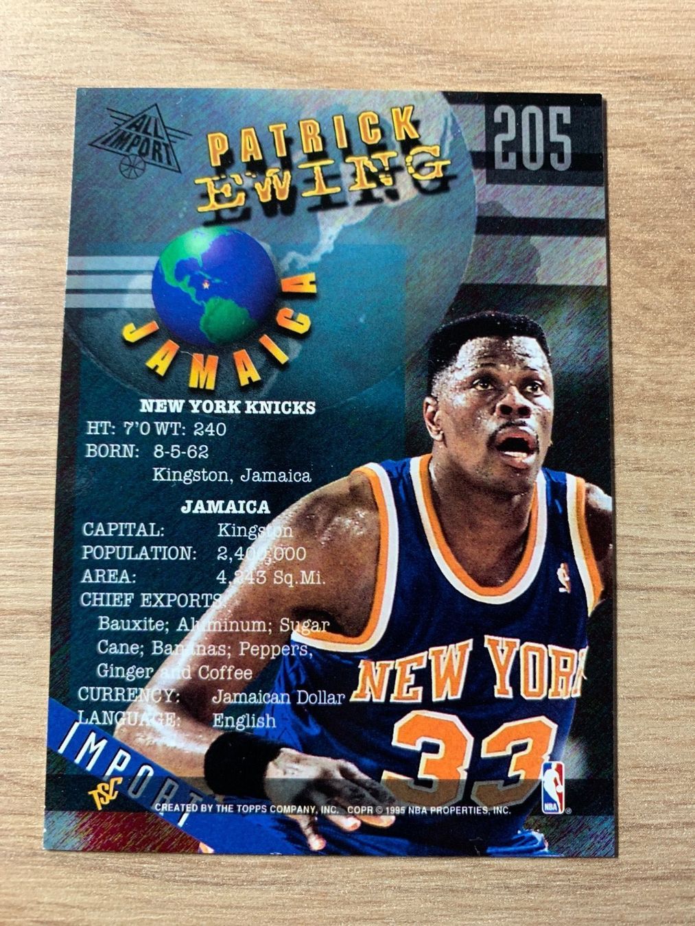 Topps Sammelbilder & Trading cards: NBA Patrick Ewing Topps Stadium First Day Issue All Import🔥 – Gebraucht aus Netstal von Clutch79Cardz 1