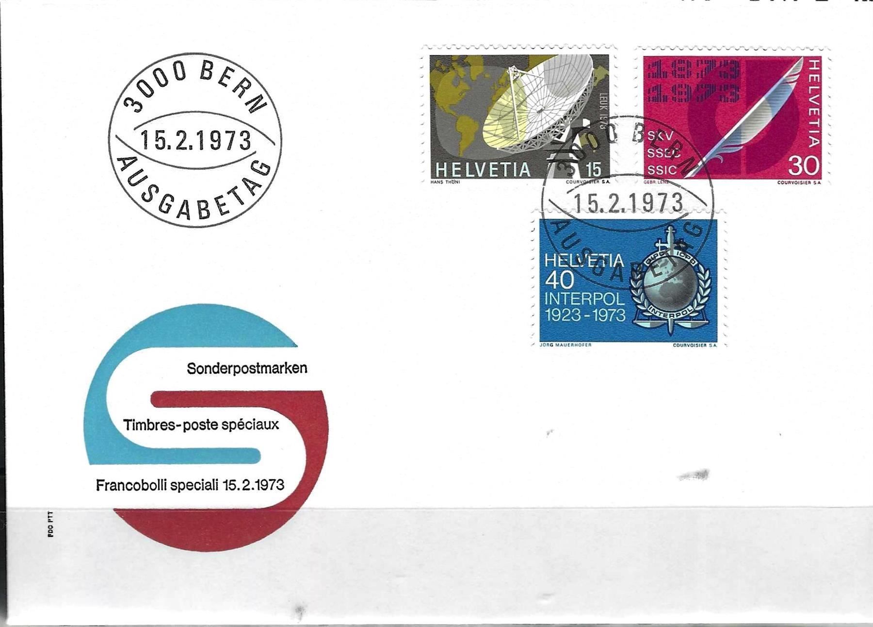 Tutti i francobolli: FDC Satz 1973 – Usato da Koblenz venduto da Markenhimmel