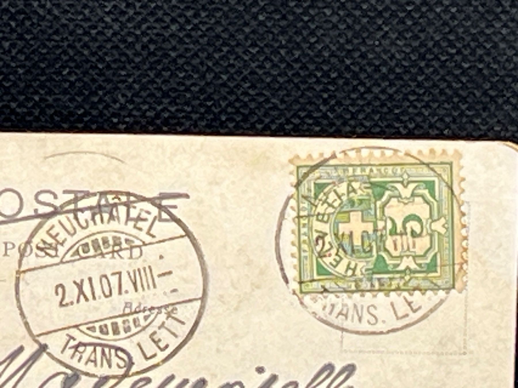 Cartoline postali: Neuchâtel. Musée des Beaux-Arts – Usato da Widnau venduto da Brusi9 1
