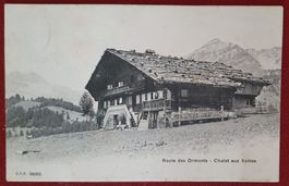 La Comballaz 1906 - Route des Ormonts, Chalet aux Voëtes