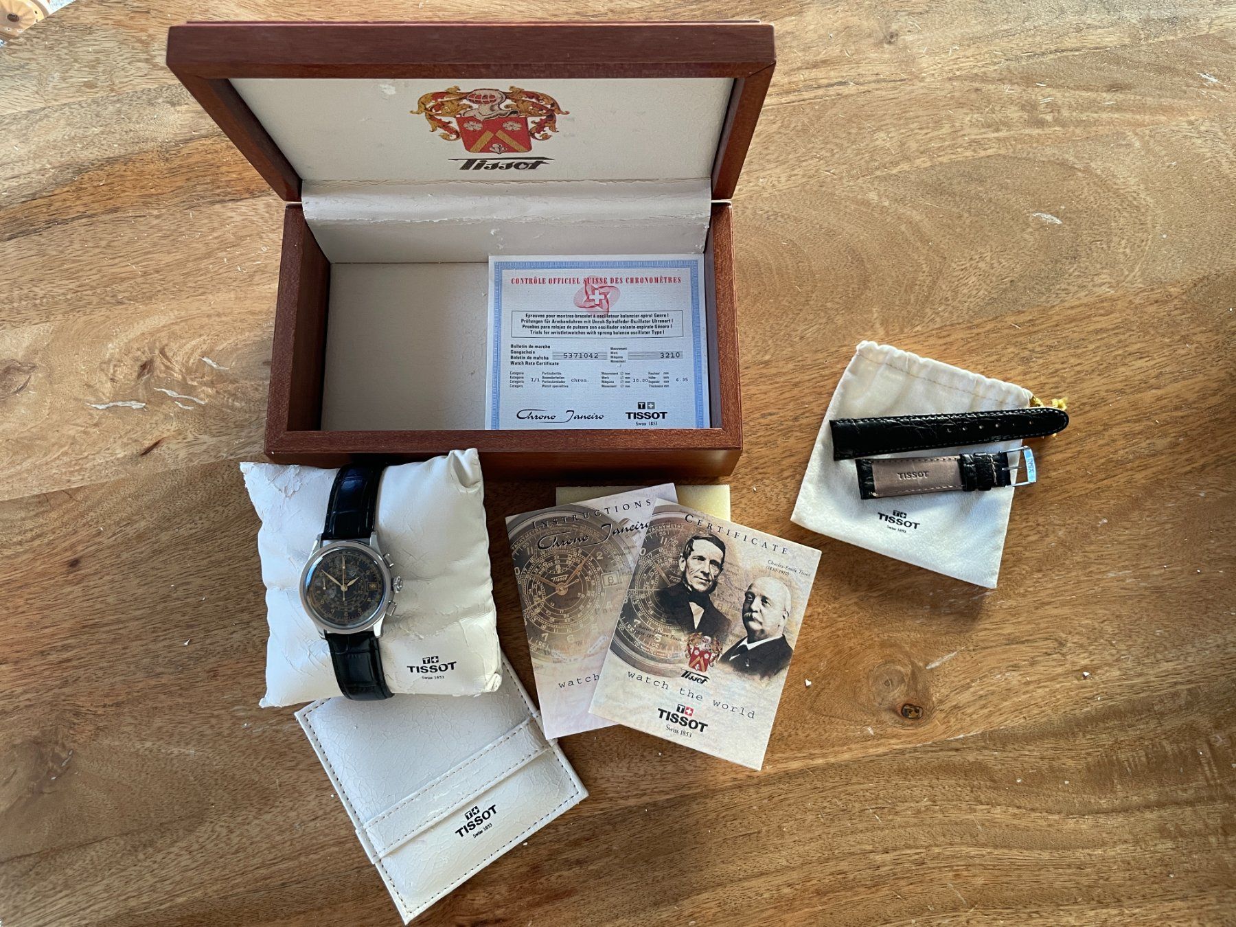 Tissot Orologi: Tissot Janeiro Z199 Chronograph – Usato da Zürich venduto da holzhuesler 1