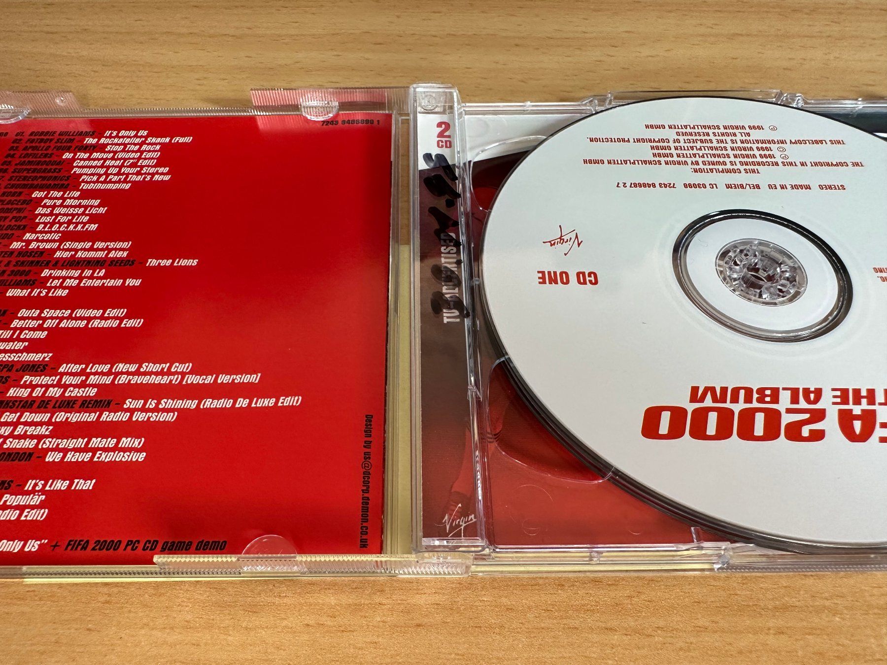 CDs: Various – FIFA 2000 - The Album - 2 CD – Gebraucht aus Rikon im Tösstal von Alpenmutz 2
