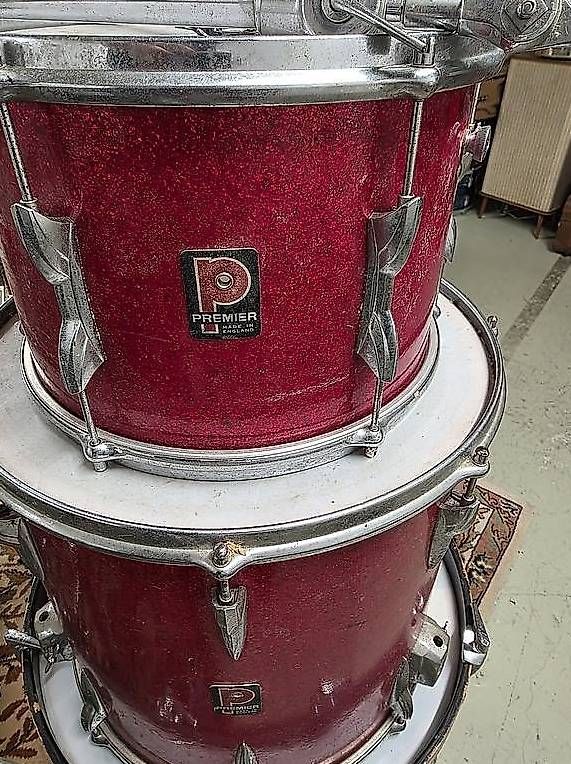 Strumenti musicali: PREMIER Drum Set aus den 60's – Usato da Bichelsee venduto da Sacoche_1932 3