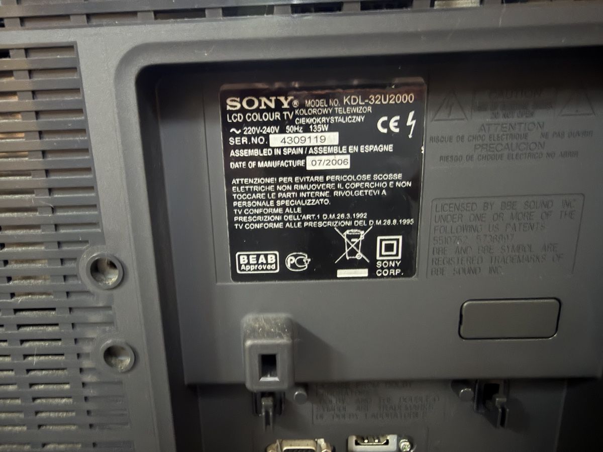 Sony Fernseher: Sony Bravia LCD TV, HD Ready! – Gebraucht aus Rothrist von sheila2000 1