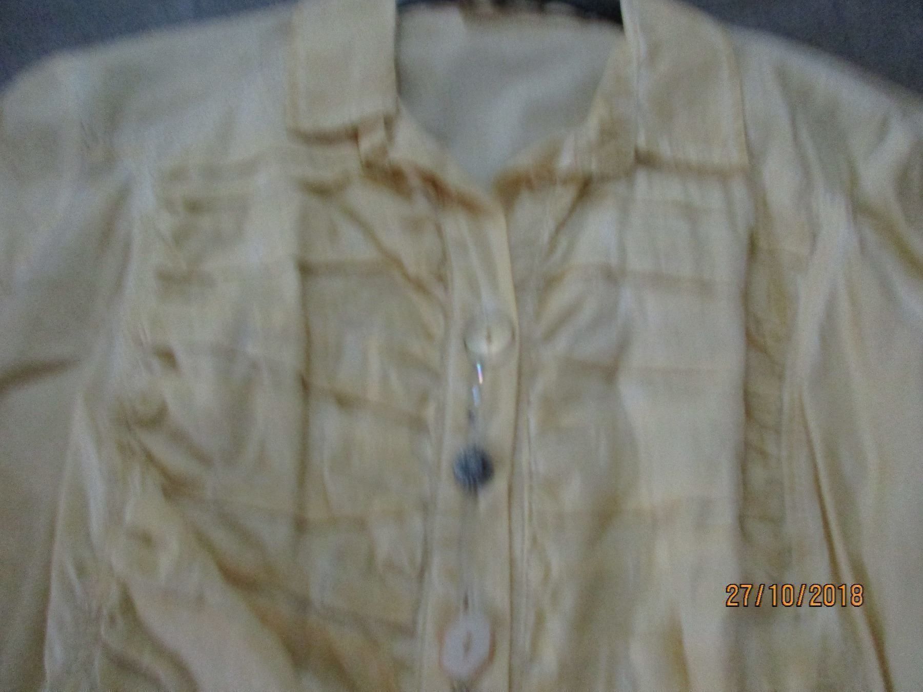 Blusen: Bottega Bluse L in schönem gelb. – Neu (gemäss Beschreibung) aus Ottenbach von Claurin 1