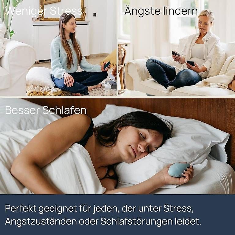 Attrezzature mediche: Moonbird Atem- und Meditationsgerät hellblau – Nuovo (secondo la descrizione) da Eichberg venduto da Kati30 3