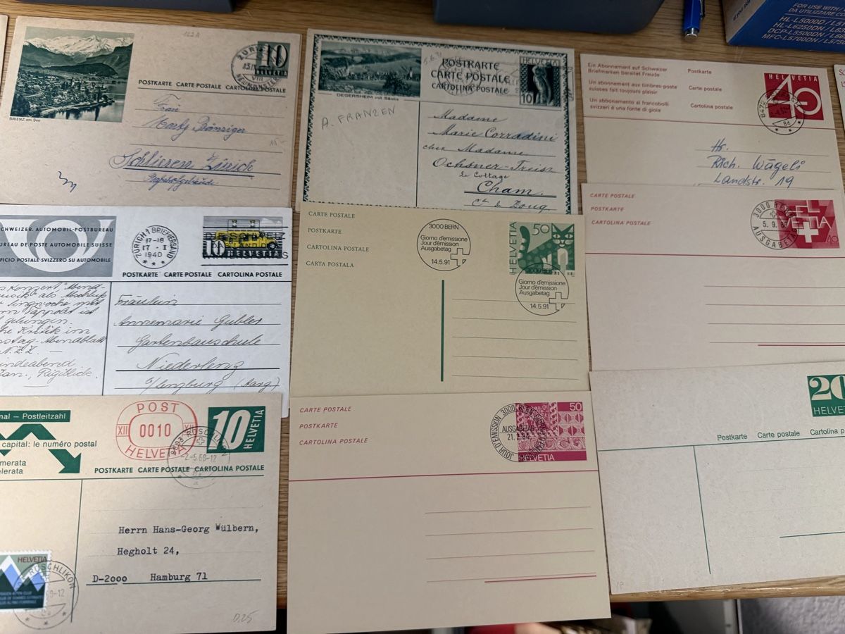 Cartoline postali: 80 AK/PK und Maximumkarten ab Alt – Usato da Murgenthal venduto da Tina_4055 7