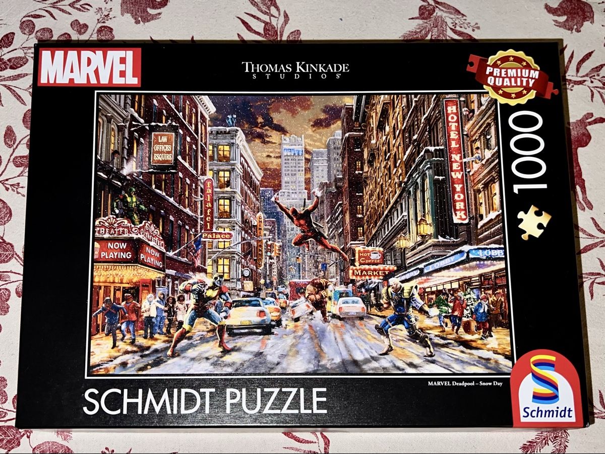 Puzzle: Schmidt Puzzle 1000 - Marvel Deadpool Snow Day – Nuovo (secondo la descrizione) da Bern venduto da RussianDoll