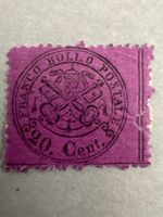 Timbre Vatican Franco Bollo Postale 20 Cent violet